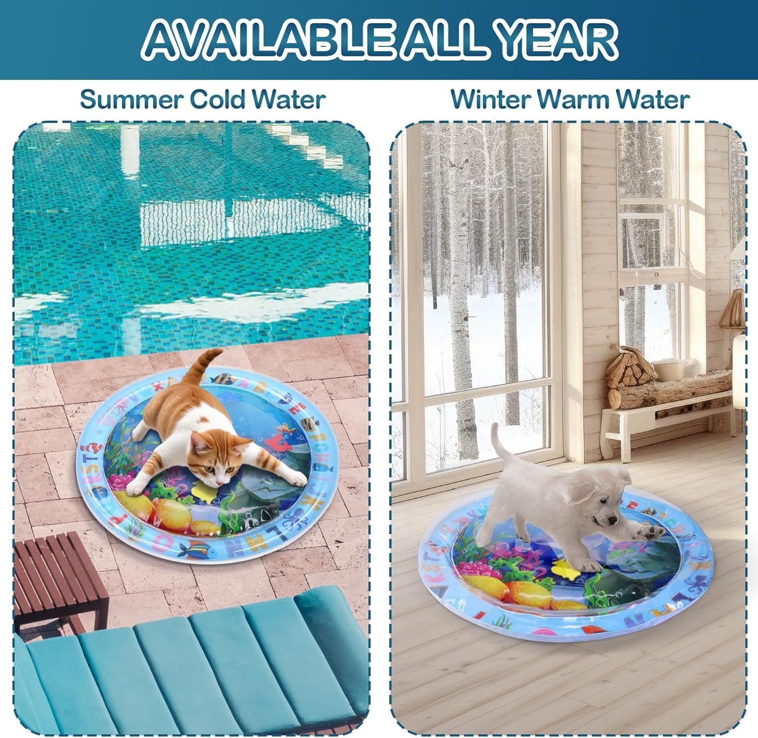 Pet Water Sensory Mat Pad