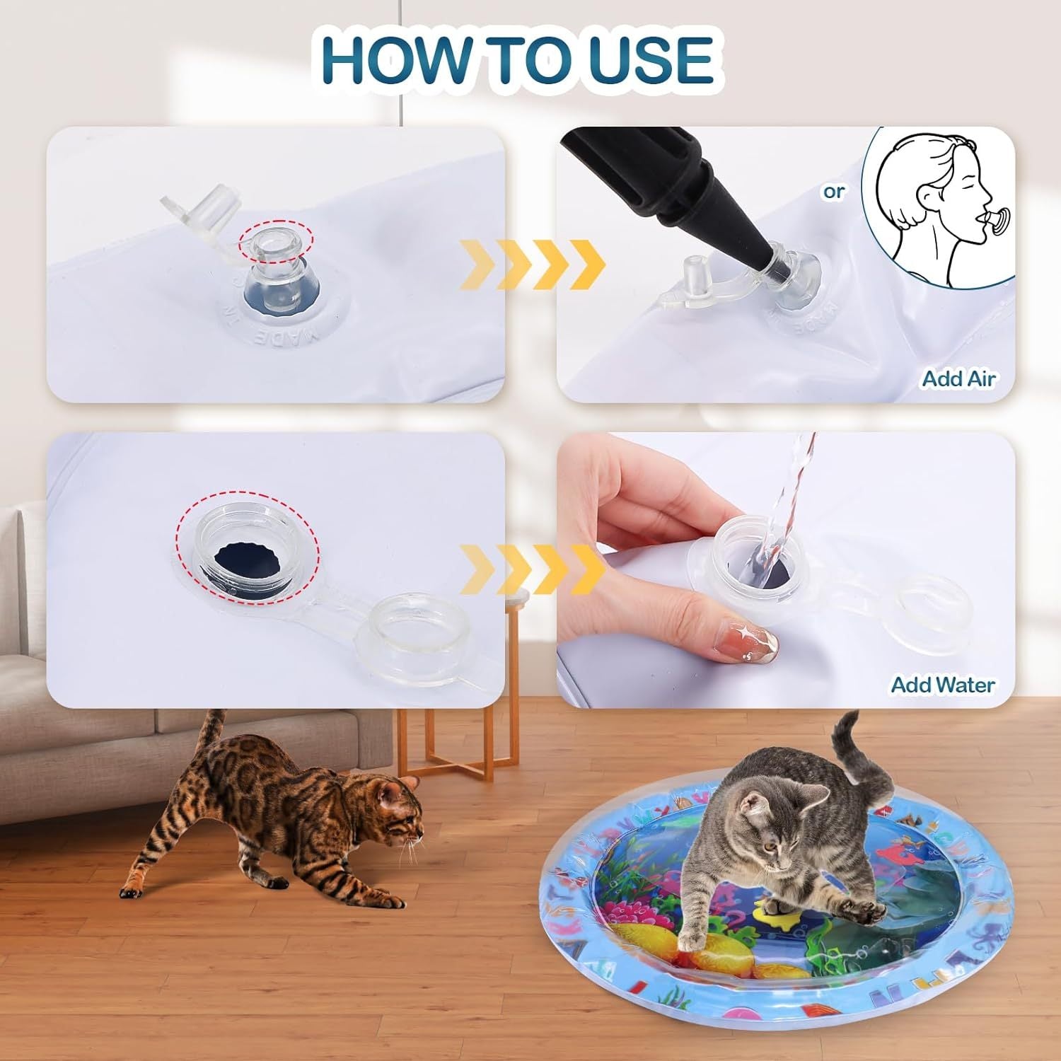 Pet Water Sensory Mat Pad
